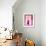Minimalist Flowers in Pink IV-Goldberger & Archie-Framed Art Print displayed on a wall
