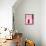 Minimalist Flowers in Pink IV-Goldberger & Archie-Mounted Art Print displayed on a wall