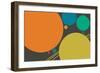 Minimalist Planets-null-Framed Art Print