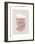 Minimalist Stacked Bowls 2-null-Framed Art Print