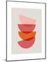 Minimalist Stacked Bowls 3-null-Mounted Art Print