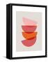 Minimalist Stacked Bowls 3-null-Framed Stretched Canvas