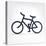 Minimalistic Bicycle Icon-pashabo-Stretched Canvas