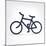 Minimalistic Bicycle Icon-pashabo-Mounted Art Print