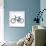 Minimalistic Bicycle Icon-pashabo-Art Print displayed on a wall