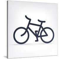 Minimalistic Bicycle Icon-pashabo-Stretched Canvas