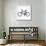 Minimalistic Bicycle Icon-pashabo-Stretched Canvas displayed on a wall