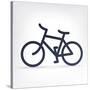 Minimalistic Bicycle Icon-pashabo-Stretched Canvas