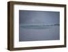 Minimalistic Landscape on Iceland with Snow and Blue Lake-Niki Haselwanter-Framed Photographic Print