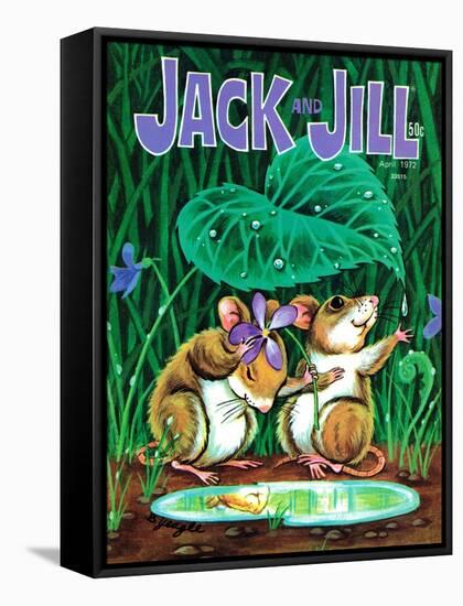 Minimumbrella - Jack and Jill, April 1972-Barbara Yeagle-Framed Stretched Canvas