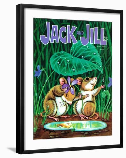 Minimumbrella - Jack and Jill, April 1972-Barbara Yeagle-Framed Giclee Print