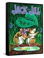 Minimumbrella - Jack and Jill, April 1972-Barbara Yeagle-Framed Stretched Canvas