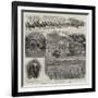 Mining and Vineyarding in the Far West-null-Framed Giclee Print