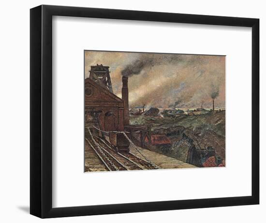 Mining Area, Germany-null-Framed Art Print