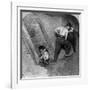 Mining at Messines Ridge, Belgium, World War I, 1914-1918-null-Framed Photographic Print