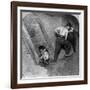 Mining at Messines Ridge, Belgium, World War I, 1914-1918-null-Framed Photographic Print