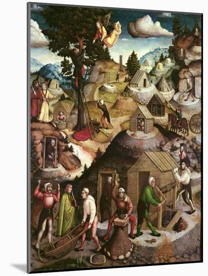 Mining Landscape, 1521-Hans Hesse-Mounted Giclee Print