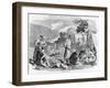 Mining Life in California: Chinese Miners, Pub. 1857-null-Framed Giclee Print