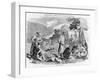 Mining Life in California: Chinese Miners, Pub. 1857-null-Framed Giclee Print