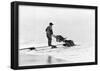 Mining on Beach at Nome, Alaska Photograph - Nome, AK-null-Framed Poster