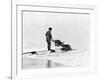 Mining on Beach at Nome, Alaska Photograph - Nome, AK-Lantern Press-Framed Art Print