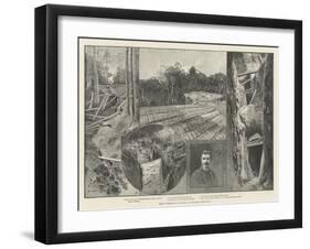 Mining Operations at Pahang, in the Malay Peninsula-Charles Auguste Loye-Framed Giclee Print