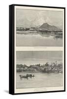 Mining Operations in the Malay Peninsula-Charles Auguste Loye-Framed Stretched Canvas