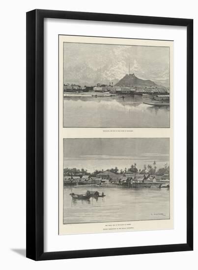 Mining Operations in the Malay Peninsula-Charles Auguste Loye-Framed Giclee Print