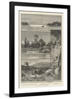 Mining Operations in the Malay Peninsula-Charles Auguste Loye-Framed Giclee Print