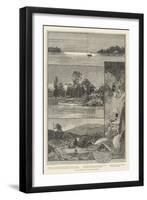 Mining Operations in the Malay Peninsula-Charles Auguste Loye-Framed Giclee Print