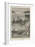 Mining Operations in the Malay Peninsula-Charles Auguste Loye-Framed Giclee Print