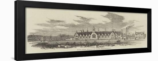 Mining School Buildings and Chapel, Near Wednesbury-null-Framed Giclee Print