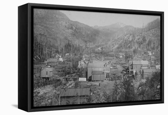Mining Town, Junction City, Colorado-Jackson-Framed Stretched Canvas