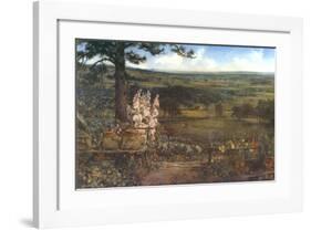 Minister's Garden-Cecil Gordon Lawson-Framed Art Print