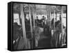 Ministers and Others Riding a Bus to Protest Against Segregated Transportation-null-Framed Stretched Canvas