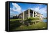 Ministry of Justice, Brasilia, UNESCO World Heritage Site, Brazil, South America-Michael Runkel-Framed Stretched Canvas