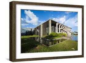 Ministry of Justice, Brasilia, UNESCO World Heritage Site, Brazil, South America-Michael Runkel-Framed Photographic Print