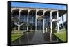 Ministry of Justice, Brasilia, UNESCO World Heritage Site, Brazil, South America-Michael Runkel-Framed Stretched Canvas