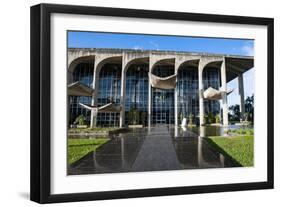 Ministry of Justice, Brasilia, UNESCO World Heritage Site, Brazil, South America-Michael Runkel-Framed Photographic Print