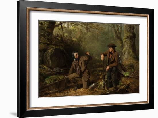 Mink Trapping Prime, 1862-Arthur Fitzwilliam Tait-Framed Giclee Print