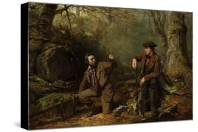 Mink Trapping Prime, 1862-Arthur Fitzwilliam Tait-Stretched Canvas