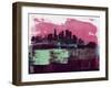 Minneapolis Abstract Skyline I-Emma Moore-Framed Art Print