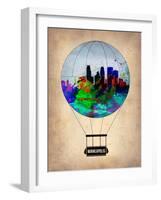 Minneapolis Air Balloon-NaxArt-Framed Art Print