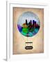 Minneapolis Air Balloon-NaxArt-Framed Art Print