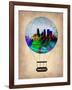 Minneapolis Air Balloon-NaxArt-Framed Art Print