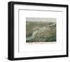 Minneapolis and Saint Anthony, Minnesota, 1867-A^ Ruger-Framed Giclee Print