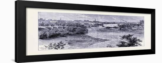 Minneapolis and St. Anthony's Fall United States of America-null-Framed Giclee Print