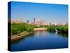 Minneapolis and the Mississippi River-null-Stretched Canvas