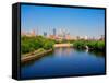 Minneapolis and the Mississippi River-null-Framed Stretched Canvas