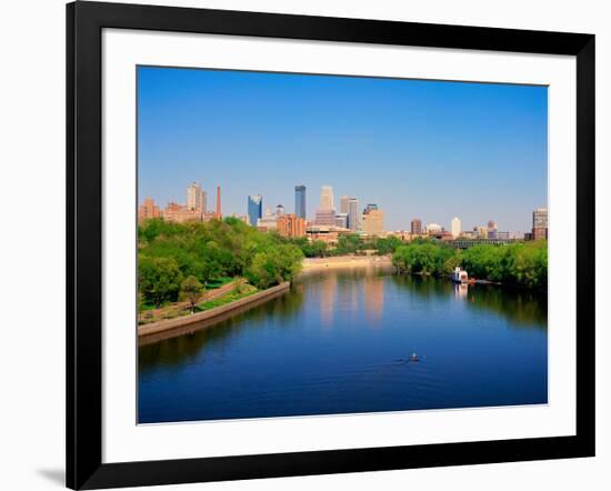 Minneapolis and the Mississippi River-null-Framed Photographic Print